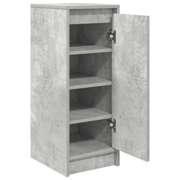 Schuhschrank Betongrau Holzwerkstoff 76 cm