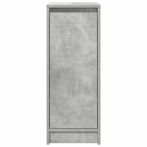 Schuhschrank Betongrau Holzwerkstoff 76 cm