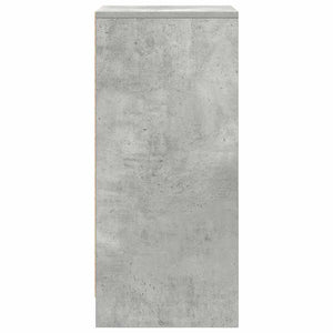 Schuhschrank Betongrau Holzwerkstoff 76 cm