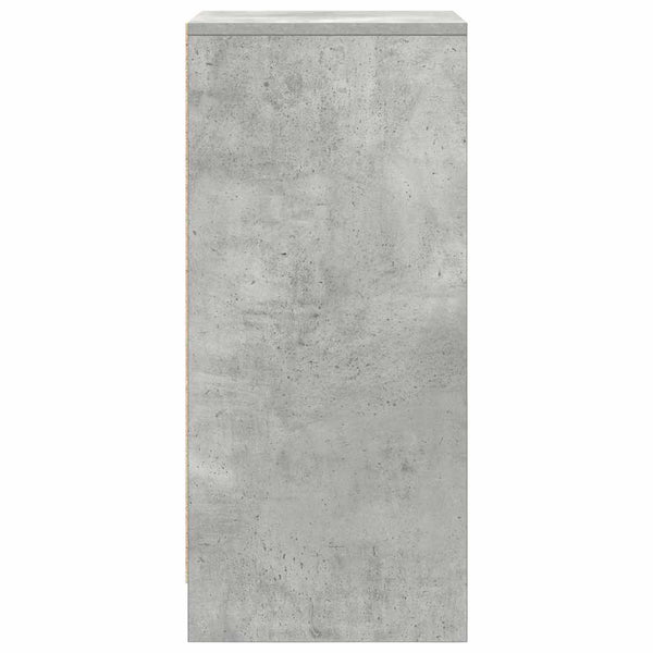 Schuhschrank Betongrau Holzwerkstoff 76 cm