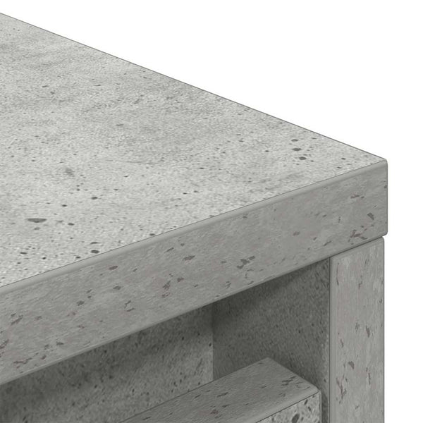 Schuhschrank Betongrau Holzwerkstoff 76 cm