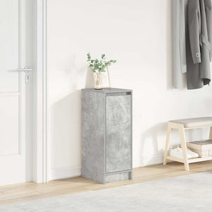 Schuhschrank Betongrau Holzwerkstoff 76 cm