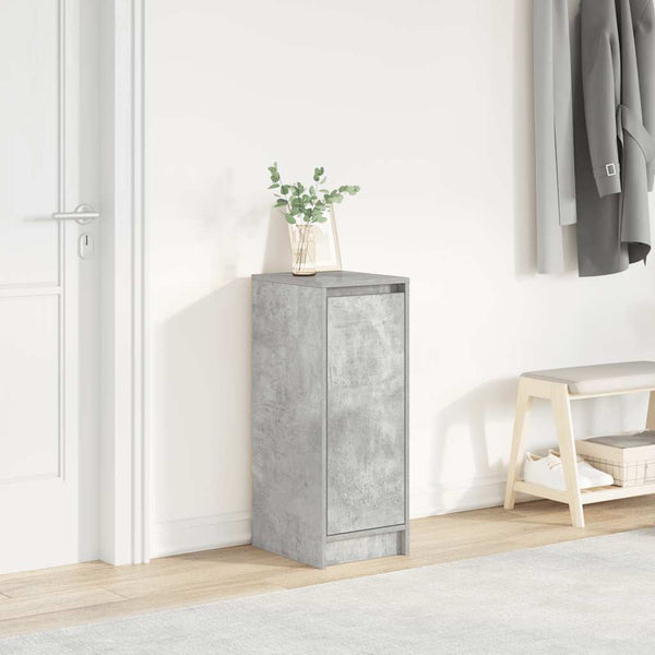 Schuhschrank Betongrau Holzwerkstoff 76 cm