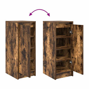 Schuhschrank Räuchereiche 76cm