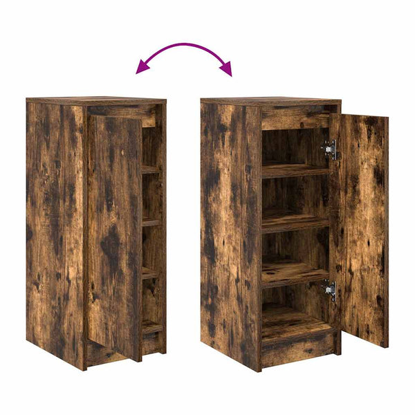 Schuhschrank Räuchereiche 76cm