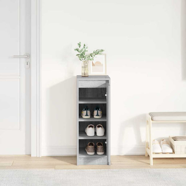 Schuhschrank Grau Sonoma 76 cm