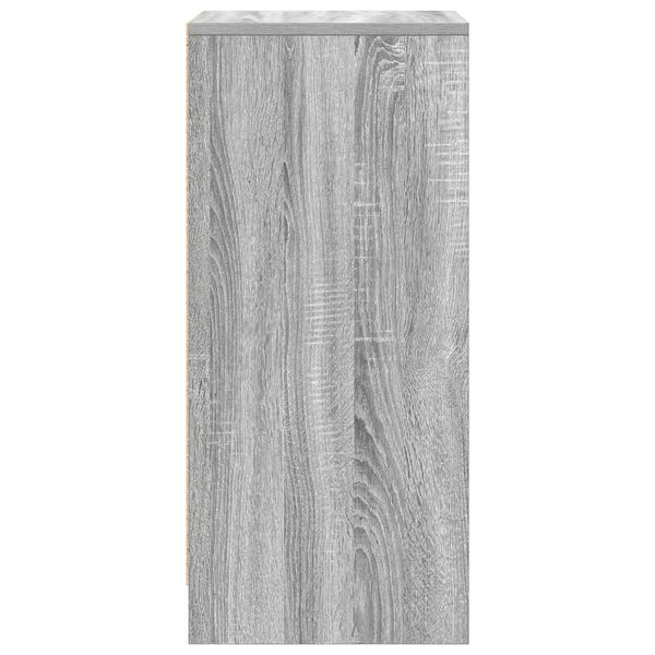 Schuhschrank Grau Sonoma 76 cm