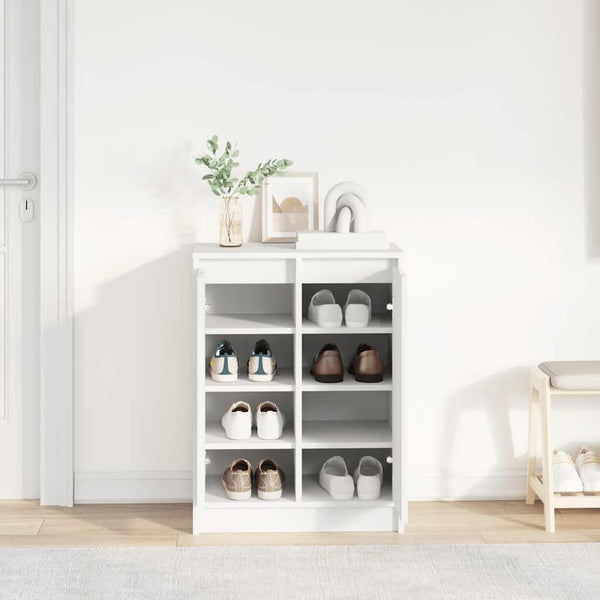 Weißer Schuhschrank 57x34x76cm