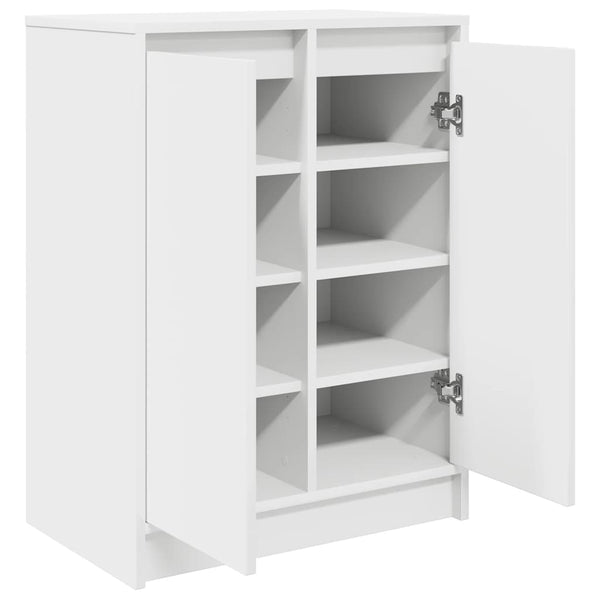 Weißer Schuhschrank 57x34x76cm