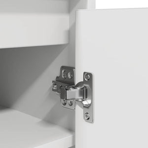 Weißer Schuhschrank 57x34x76cm