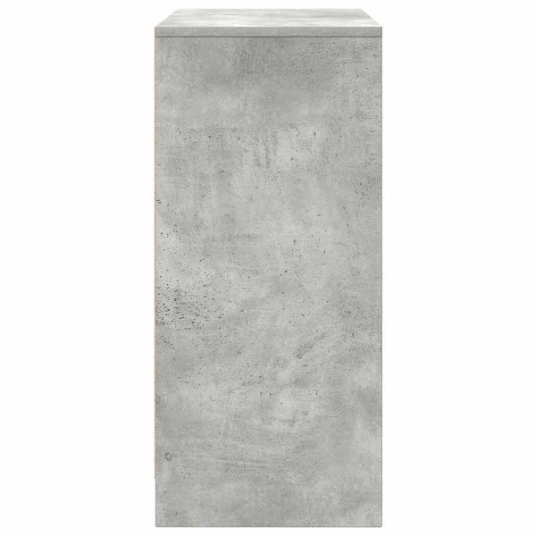 Betongrauer Schuhschrank 57x76 cm