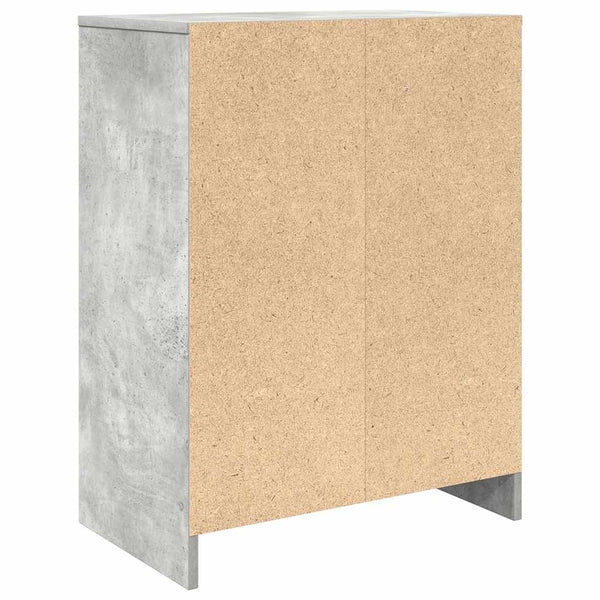 Betongrauer Schuhschrank 57x76 cm