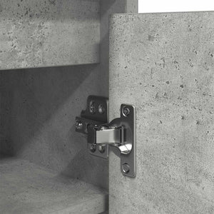 Betongrauer Schuhschrank 57x76 cm