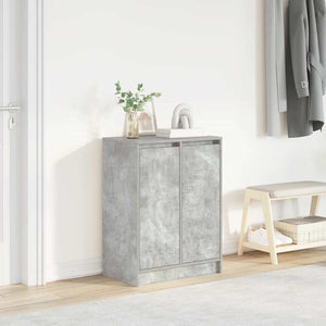 Betongrauer Schuhschrank 57x76 cm