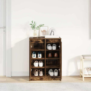 Schuhschrank Räuchereiche 57x34x76 cm