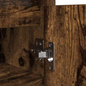 Schuhschrank Räuchereiche 57x34x76 cm