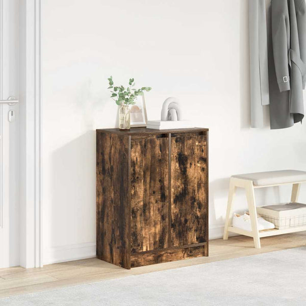 Schuhschrank Räuchereiche 57x34x76 cm