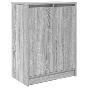 Schuhschrank Grau Sonoma 57x34x76 cm