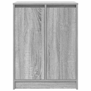 Schuhschrank Grau Sonoma 57x34x76 cm