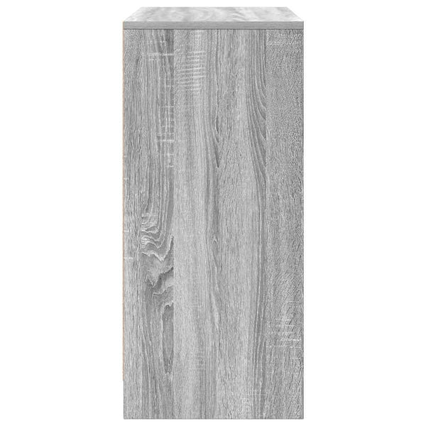 Schuhschrank Grau Sonoma 57x34x76 cm