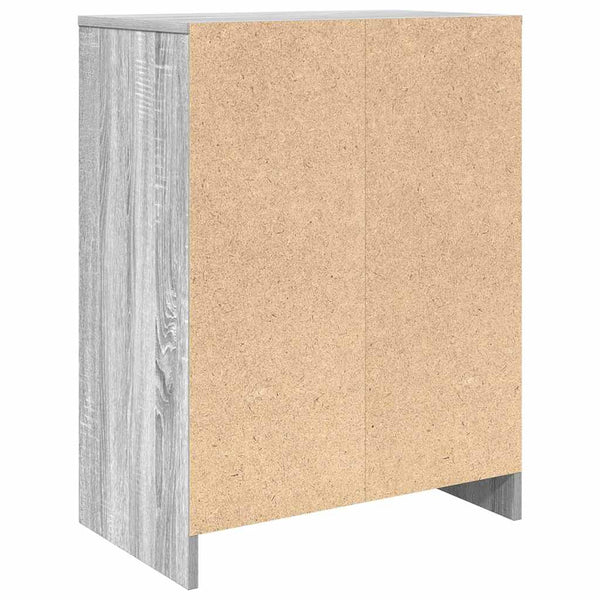 Schuhschrank Grau Sonoma 57x34x76 cm