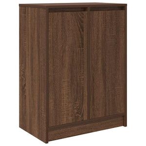 Schuhregal Braun Eichen-Optik 57x34x76 cm