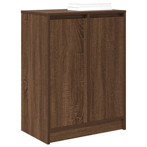 Schuhregal Braun Eichen-Optik 57x34x76 cm