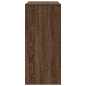 Schuhregal Braun Eichen-Optik 57x34x76 cm