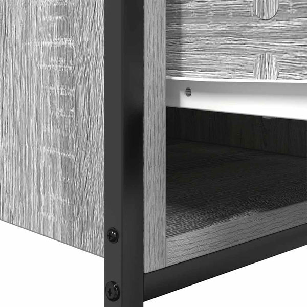 Waschbeckenunterschrank Grau Sonoma 60cm