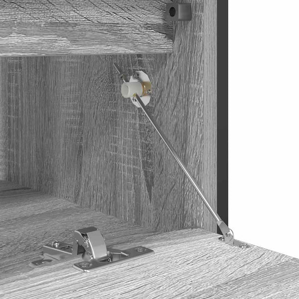 Waschbeckenunterschrank Grau Sonoma 60cm
