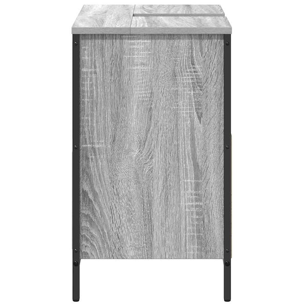 Waschbeckenunterschrank Grau Sonoma 60cm