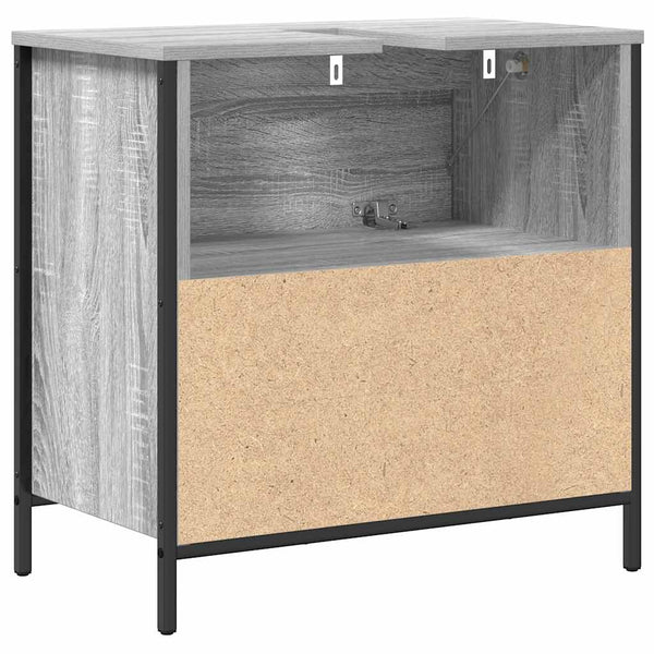 Waschbeckenunterschrank Grau Sonoma 60cm