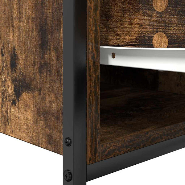 Waschbeckenunterschrank Räuchereiche mit Schubladen