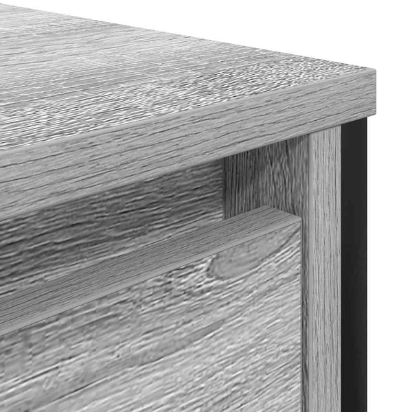 Waschbeckenunterschrank mit Schubladen Grau Sonoma 90x34,5x60cm