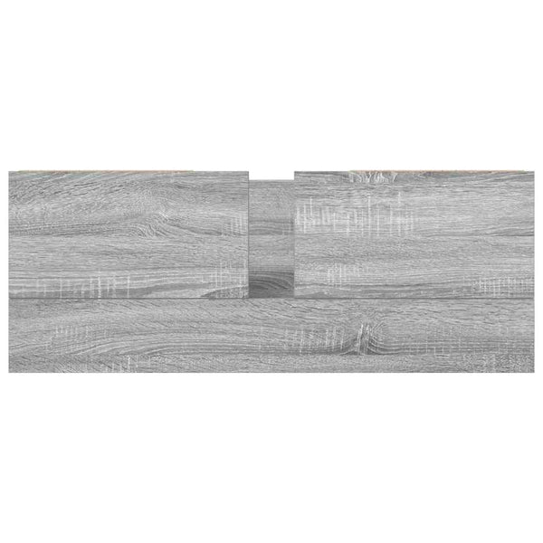 Waschbeckenunterschrank mit Schubladen Grau Sonoma 90x34,5x60cm