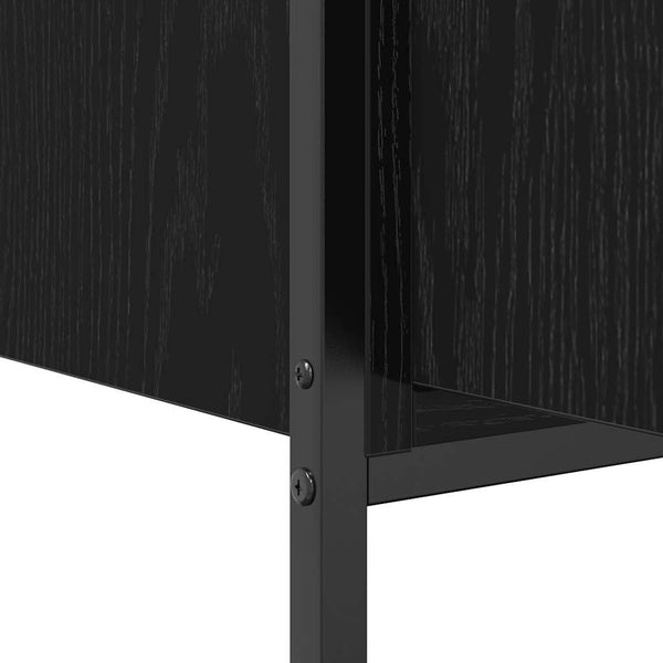 Schwarzer Waschbeckenunterschrank 60 cm