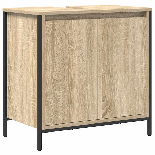 Waschbeckenunterschrank Sonoma-Eiche 60 cm