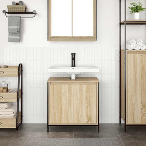 Waschbeckenunterschrank Sonoma-Eiche 60 cm