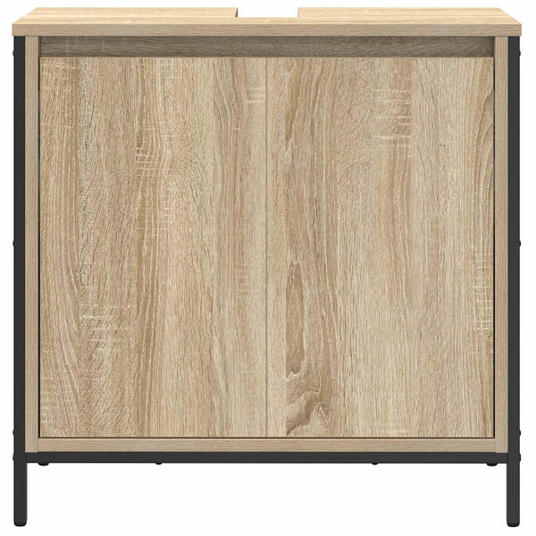 Waschbeckenunterschrank Sonoma-Eiche 60 cm