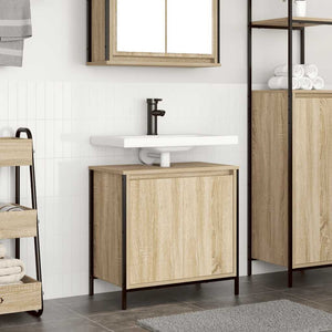 Waschbeckenunterschrank Sonoma-Eiche 60 cm