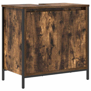 Waschbeckenunterschrank Räuchereiche 60 cm