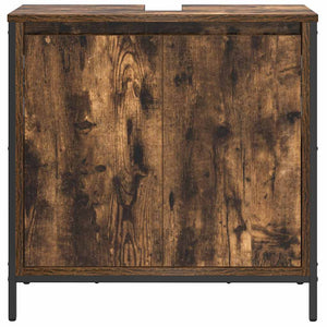 Waschbeckenunterschrank Räuchereiche 60 cm