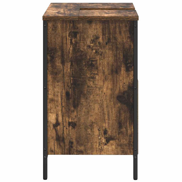 Waschbeckenunterschrank Räuchereiche 60 cm