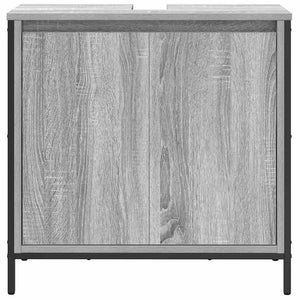 Waschbeckenunterschrank Grau Sonoma 60 cm
