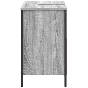 Waschbeckenunterschrank Grau Sonoma 60 cm
