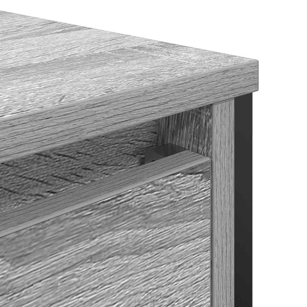 Waschbeckenunterschrank Grau Sonoma 60 cm