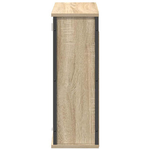 Bad-Wandschrank mit Spiegel Sonoma-Eiche 60cm