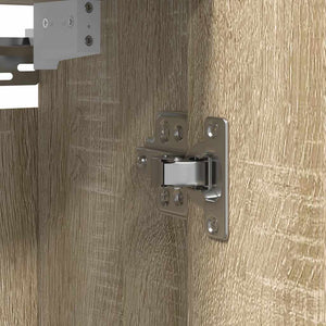 Bad-Wandschrank Sonoma Eiche mit Spiegel 50x60 cm