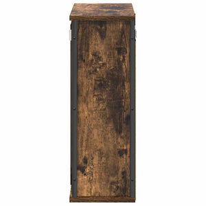 Bad-Wandschrank mit Spiegel Räuchereiche 50x60 cm
