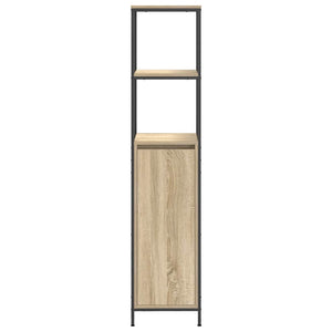 Badschrank Sonoma-Eiche mit Regalen 36x35x165 cm